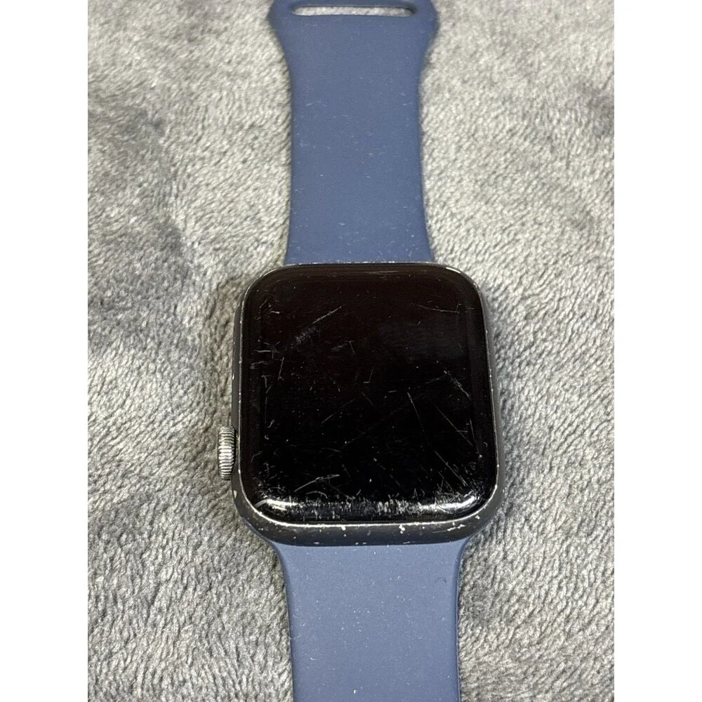 Apple Watch Series 4 44mm Gray Aluminum W/ Sport Band For Parts/Repair